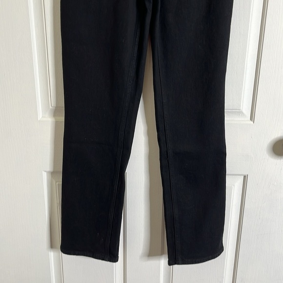 Abercrombie & Fitch The 90's Straight Curve Love Jeans Women's 24 Black - Picture 4 of 15